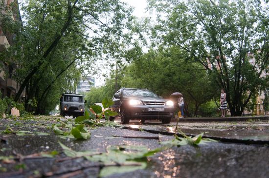 Rain in Moscow