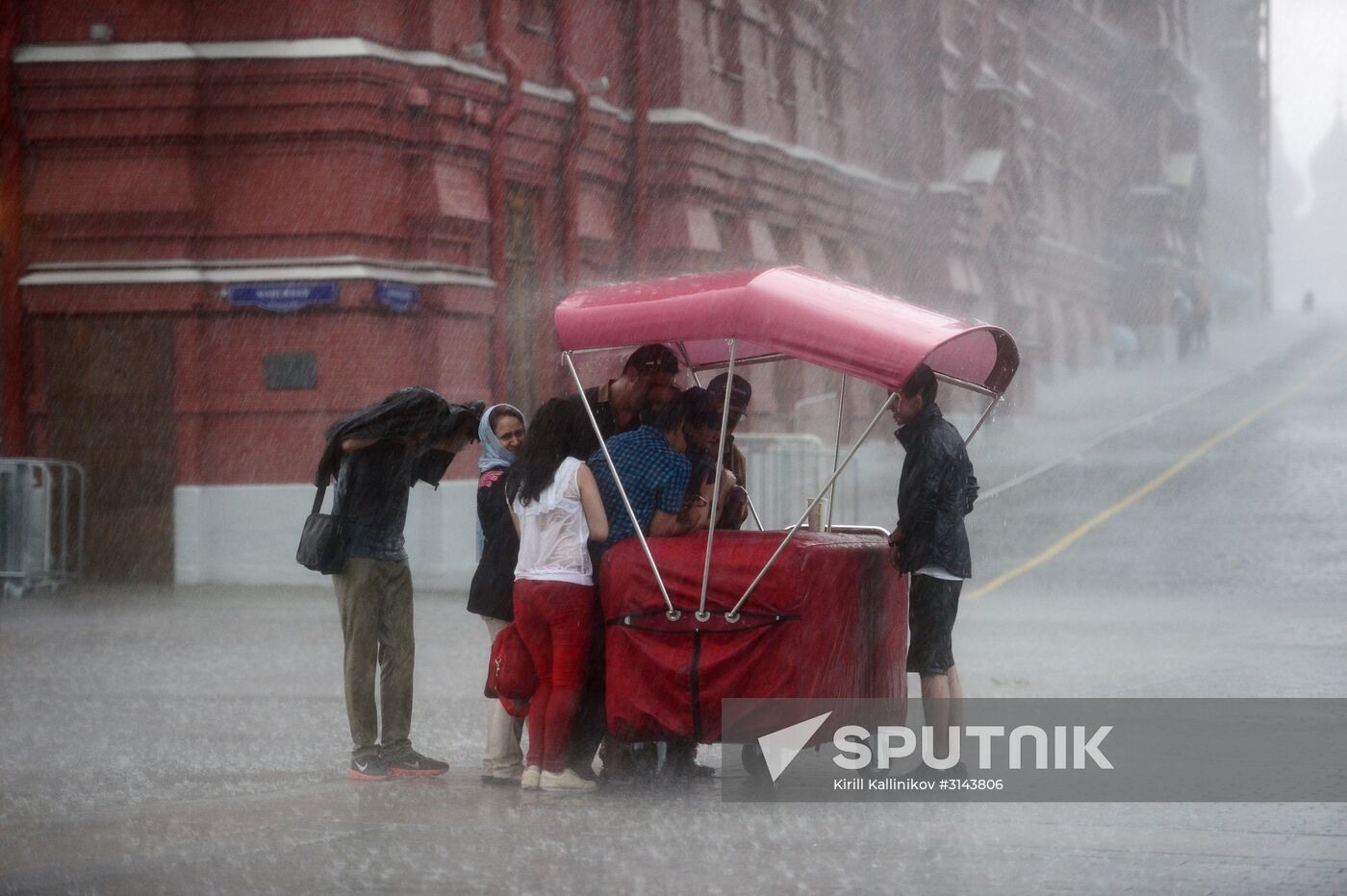 Rain in Moscow
