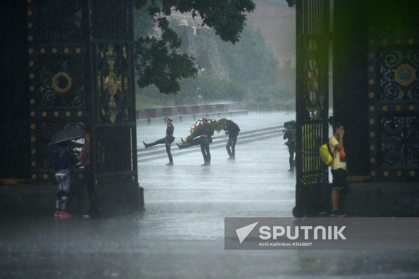 Rain in Moscow