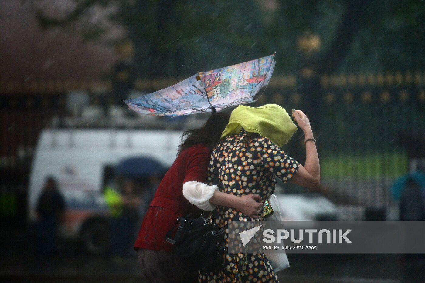 Rain in Moscow