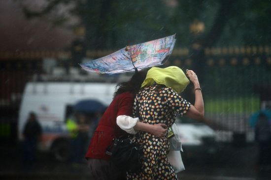Rain in Moscow