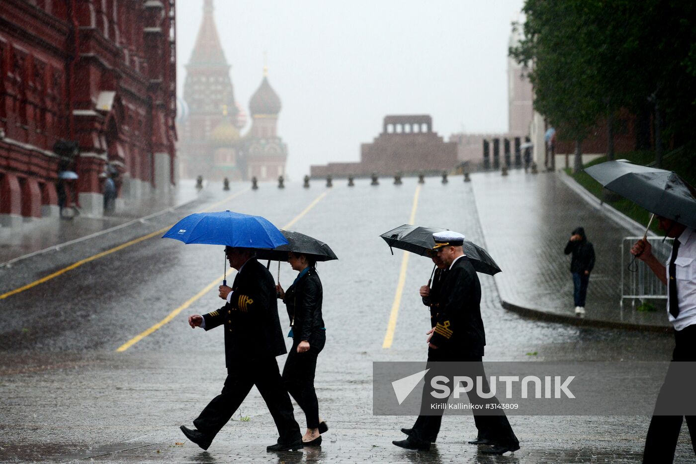 Rain in Moscow