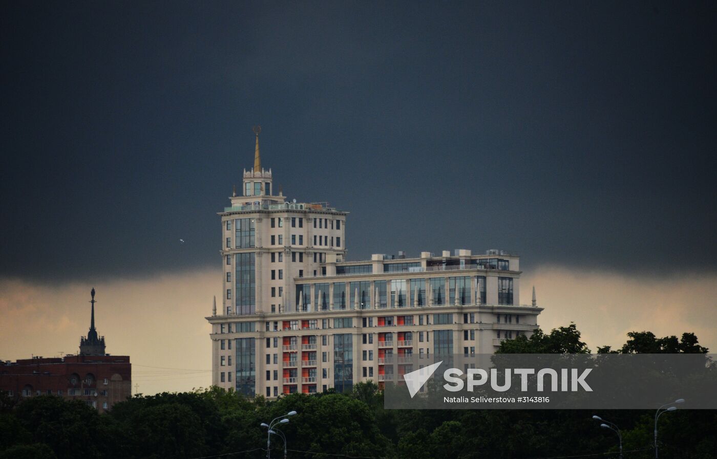 Rain in Moscow