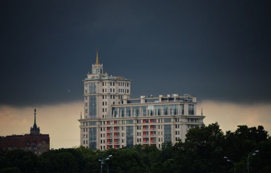 Rain in Moscow