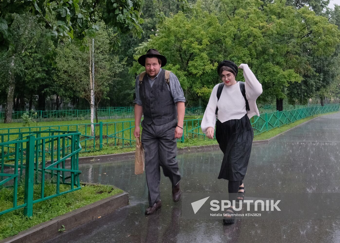Rain in Moscow