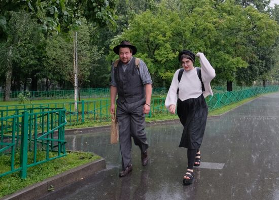 Rain in Moscow