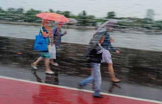 Rain in Moscow