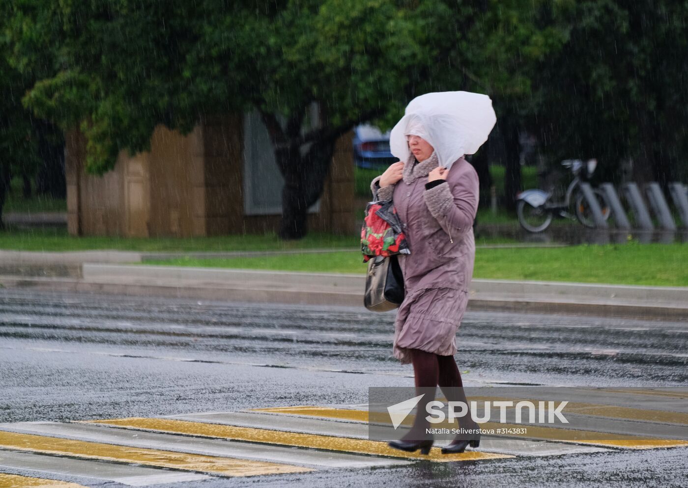 Rain in Moscow