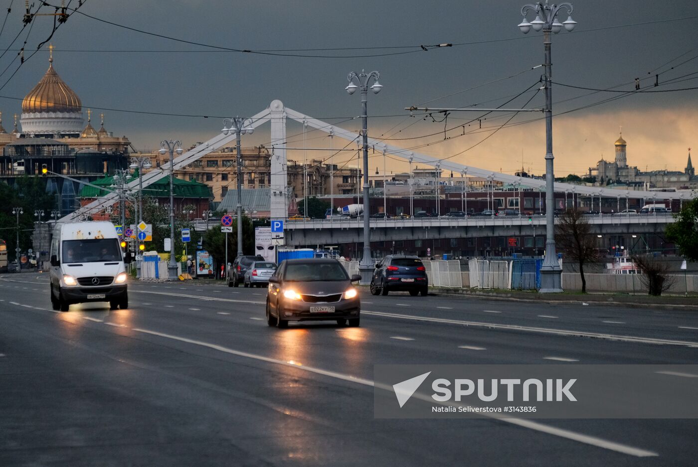 Rain in Moscow