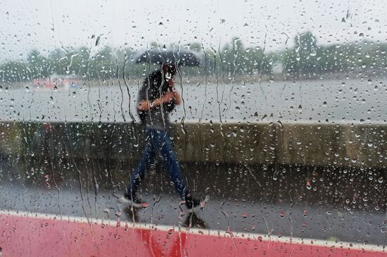 Rain in Moscow