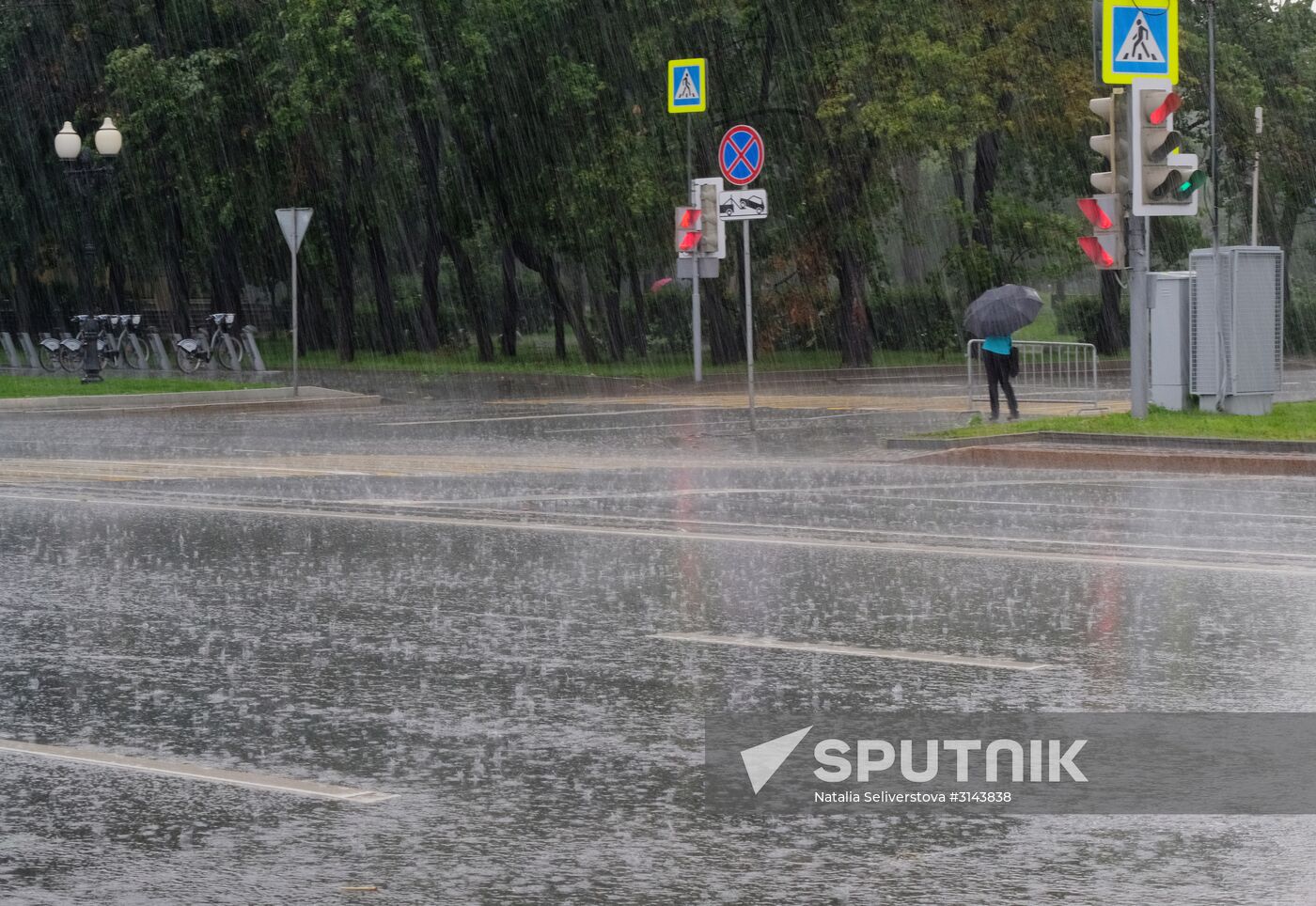 Rain in Moscow