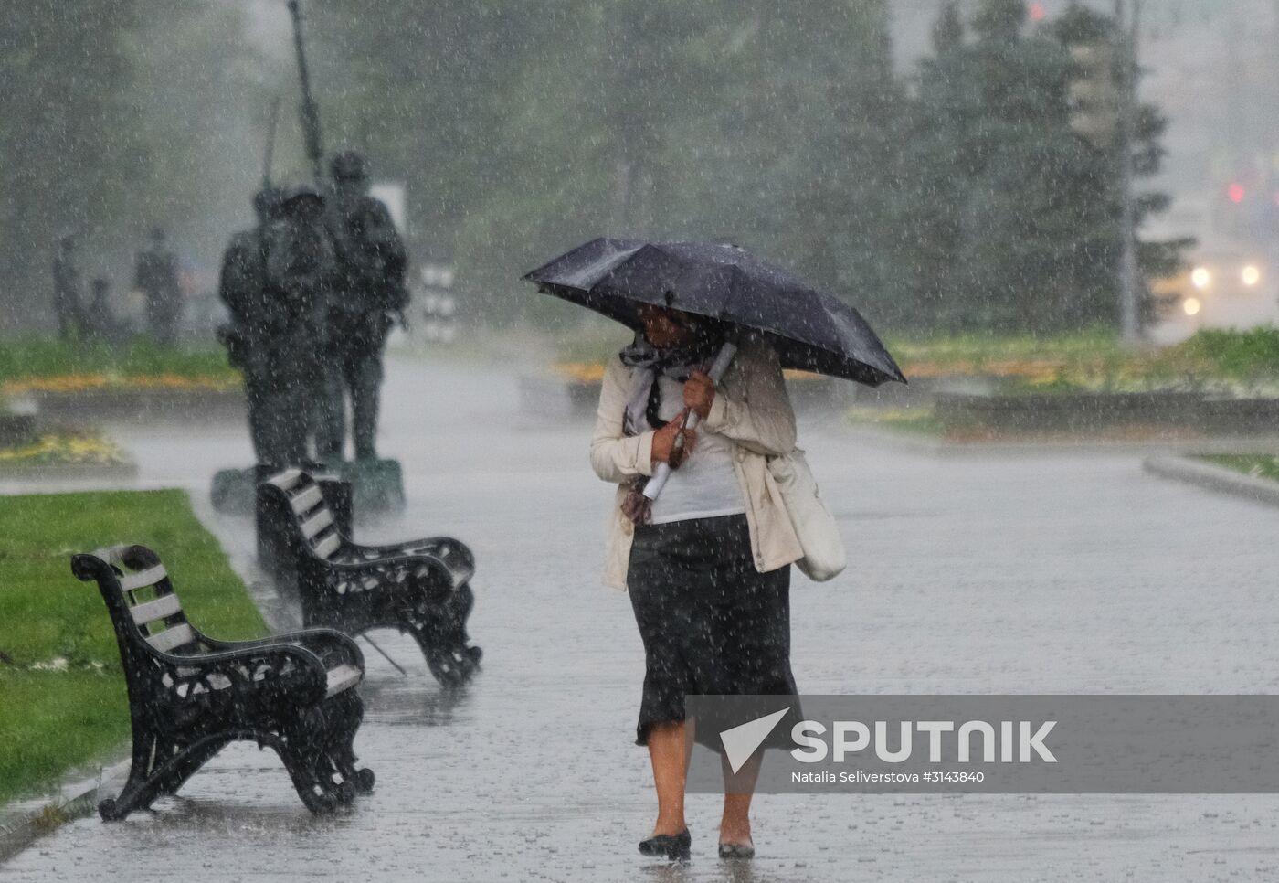 Rain in Moscow