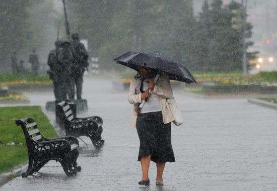 Rain in Moscow