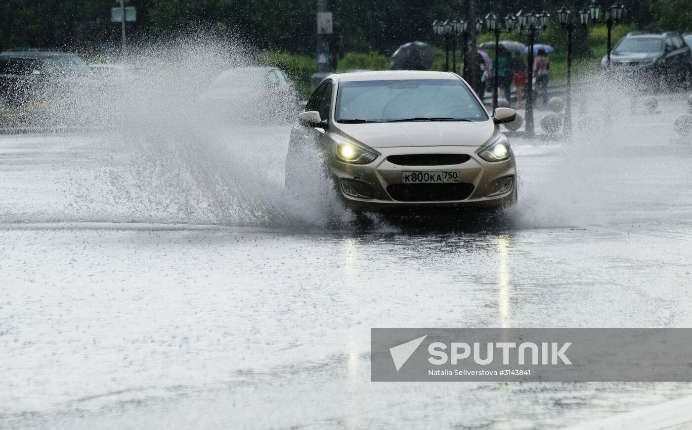 Rain in Moscow