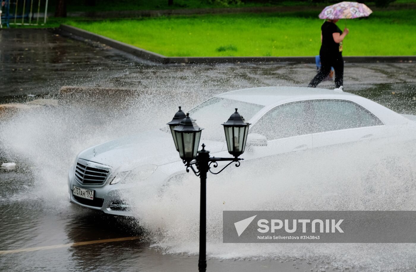 Rain in Moscow