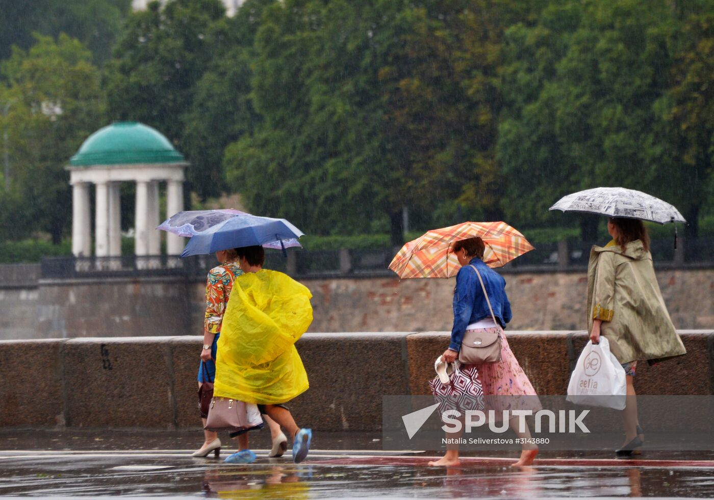 Rain in Moscow