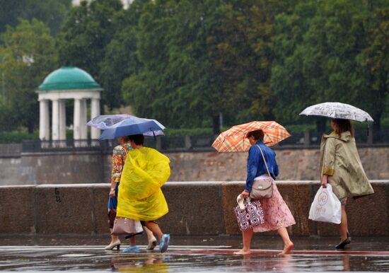 Rain in Moscow