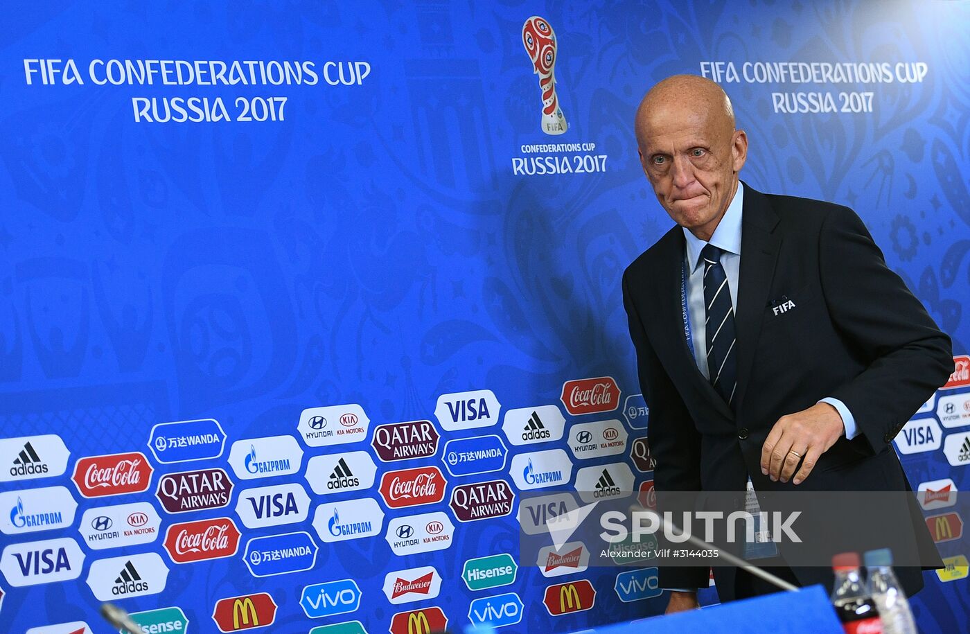Football. 2017 Confederations Cup wrap-up news conference