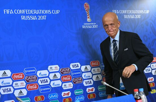 Football. 2017 Confederations Cup wrap-up news conference