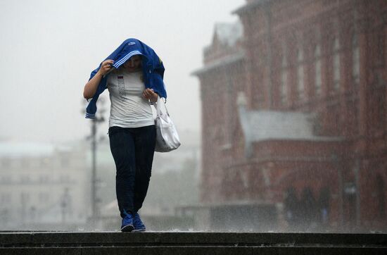 Rain in Moscow