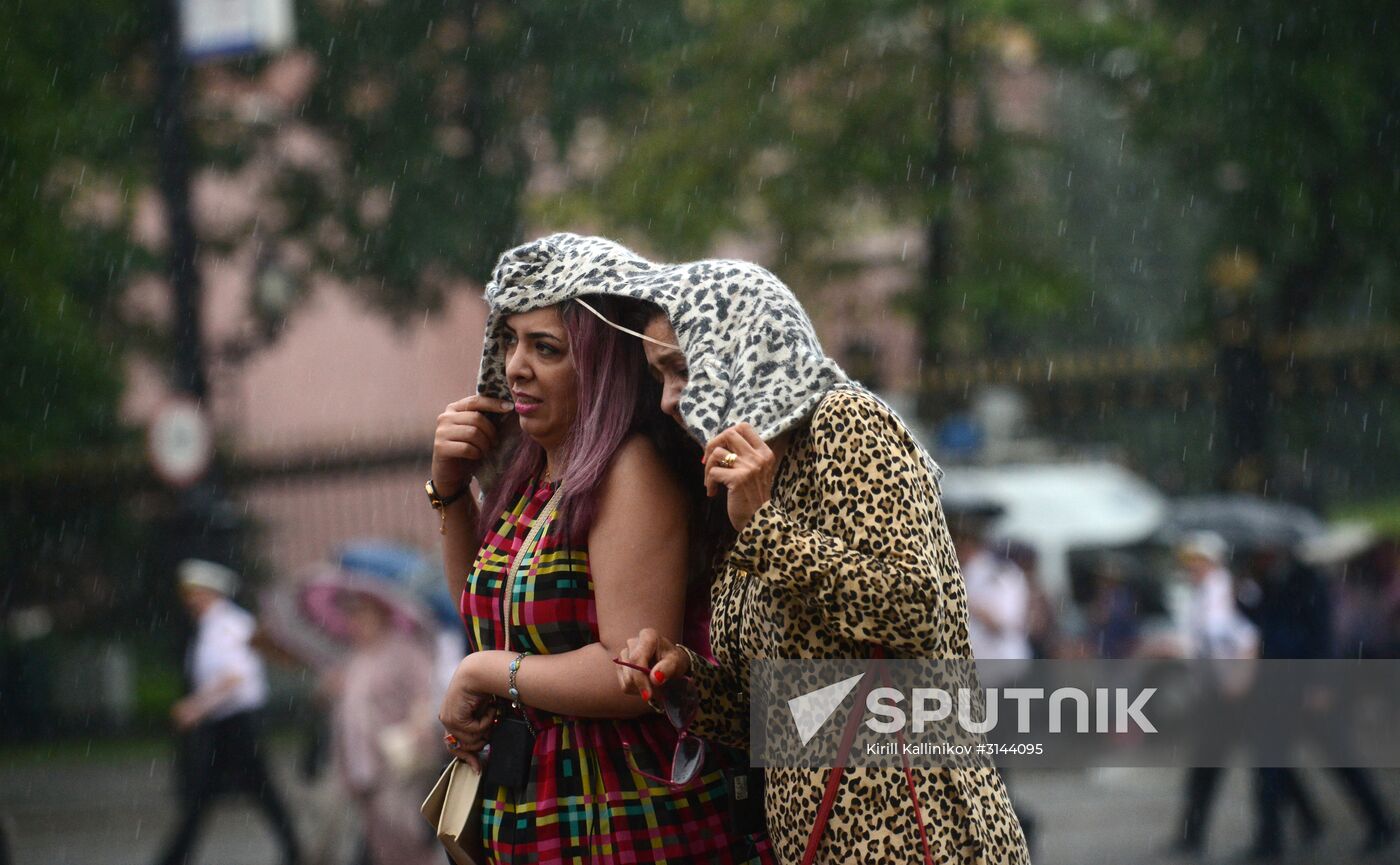 Rain in Moscow