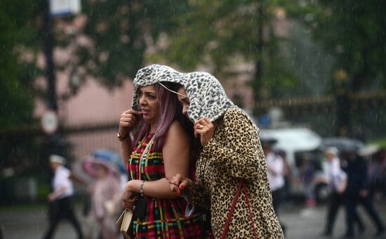 Rain in Moscow