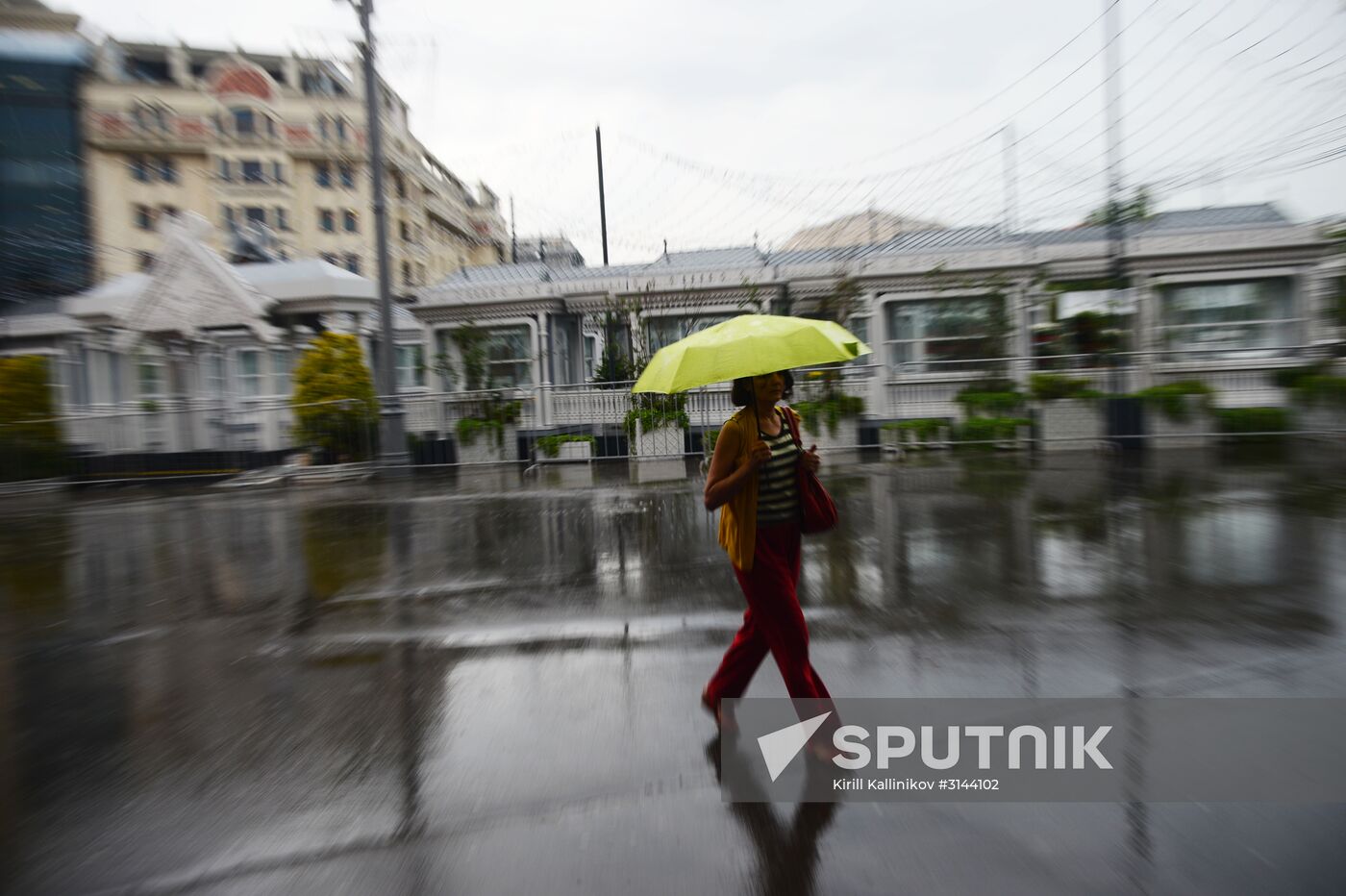 Rain in Moscow