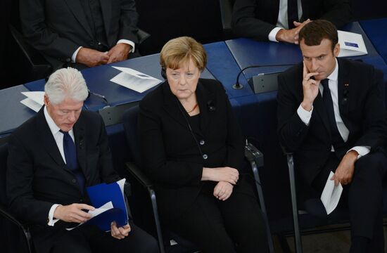 Memorial service for former German Chancellor Helmut Kohl