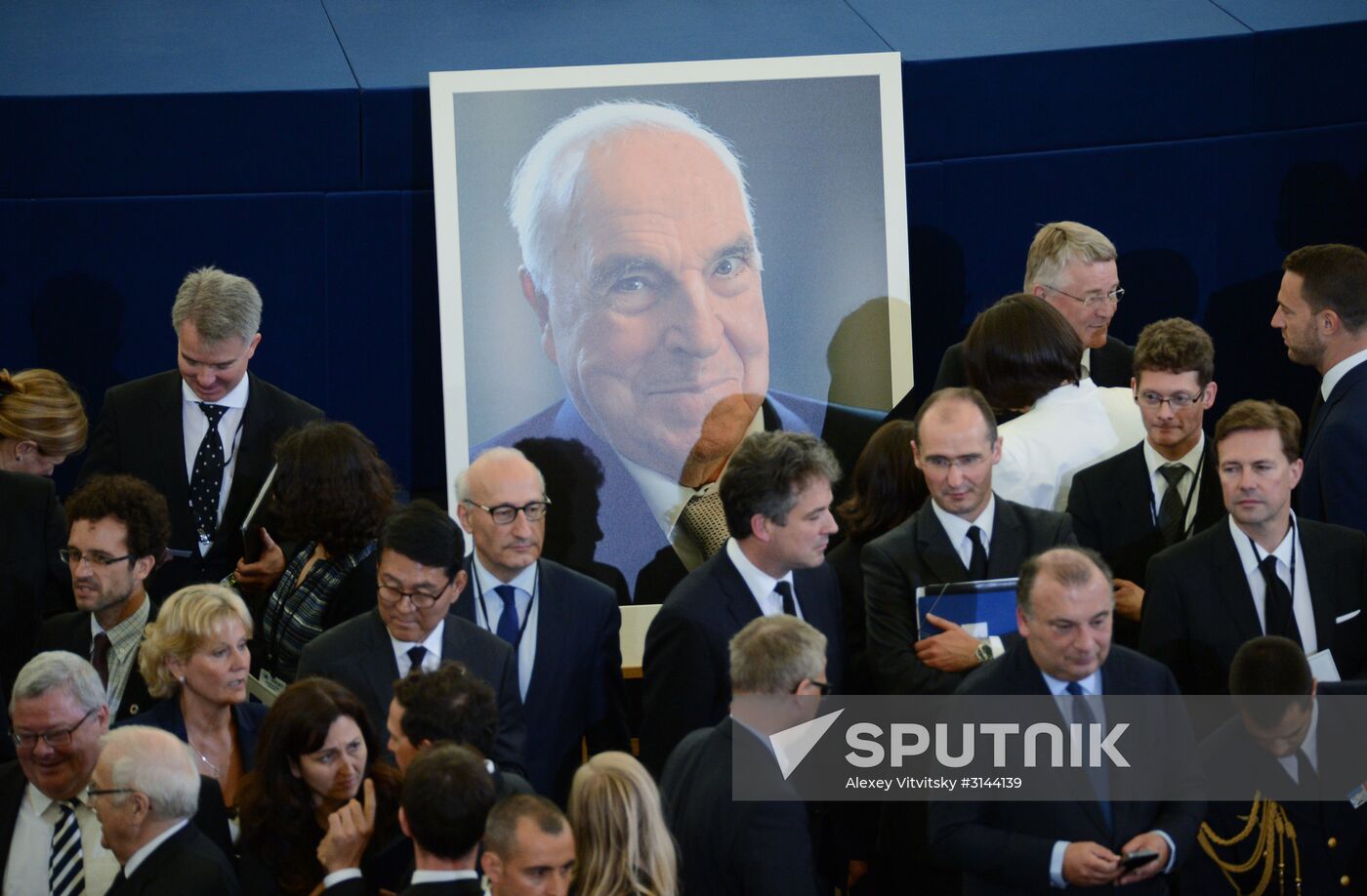 Memorial service for former German Chancellor Helmut Kohl