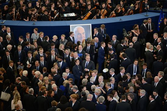 Memorial service for former German Chancellor Helmut Kohl