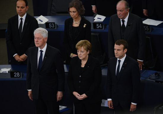 Memorial service for former German Chancellor Helmut Kohl