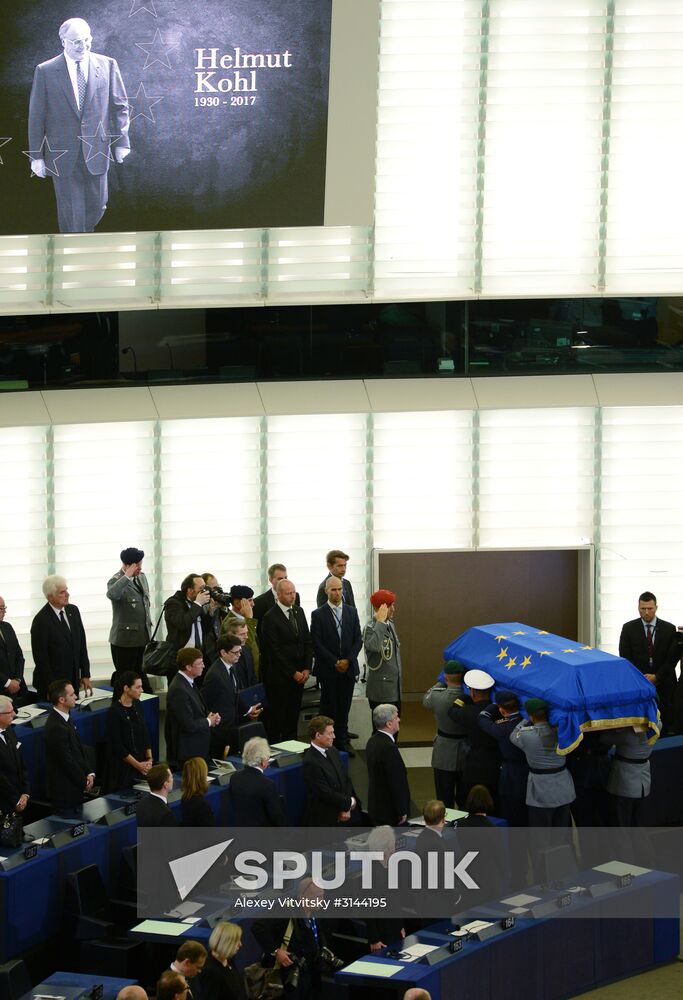 Memorial service for former German Chancellor Helmut Kohl