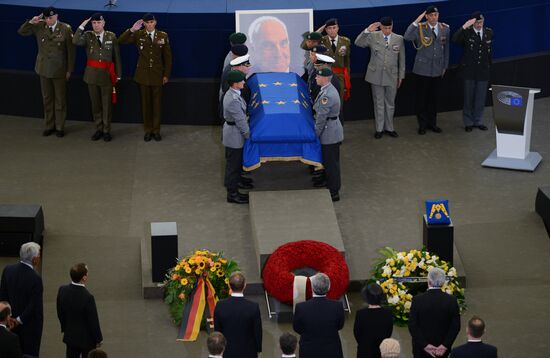 Memorial service for former German Chancellor Helmut Kohl
