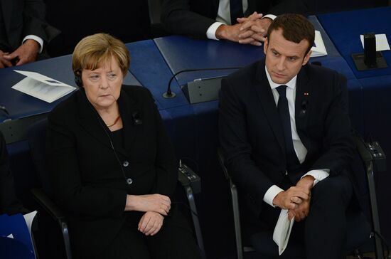 Memorial service for former German Chancellor Helmut Kohl