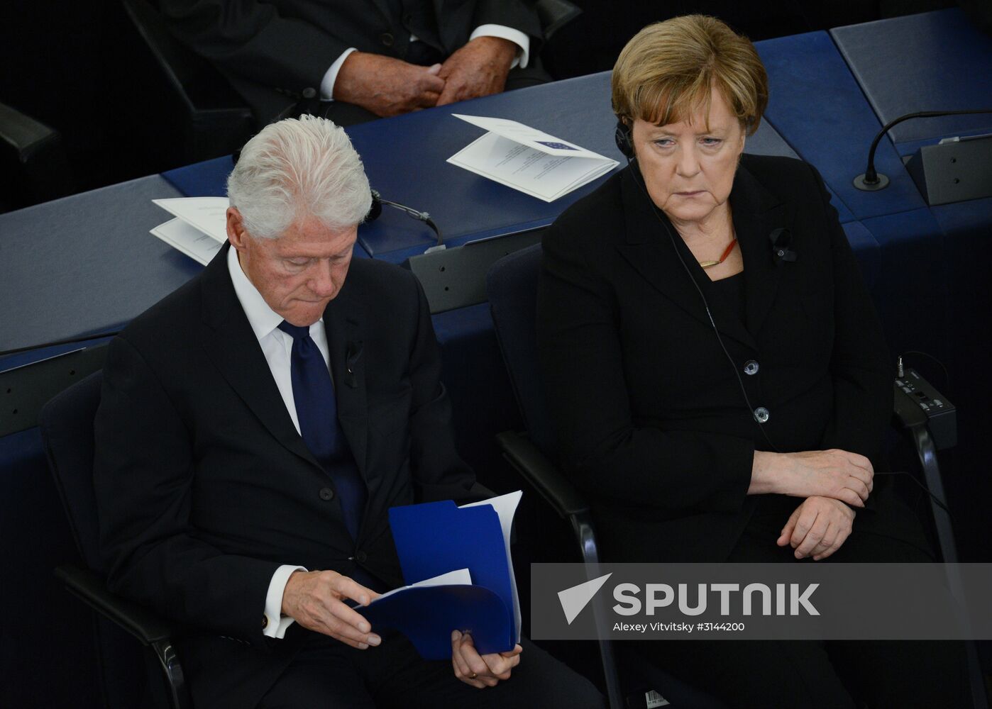 Memorial service for former German Chancellor Helmut Kohl