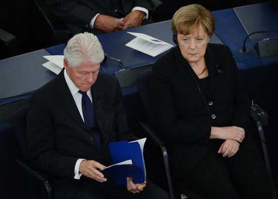 Memorial service for former German Chancellor Helmut Kohl
