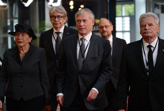 Memorial service for former German Chancellor Helmut Kohl