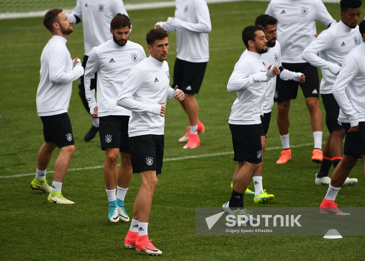 Football. 2017 FIFA Confederations Cup. Training session of Germany’s national team