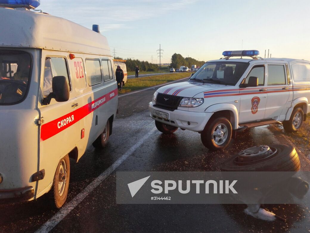 Road accident in Tatarstan