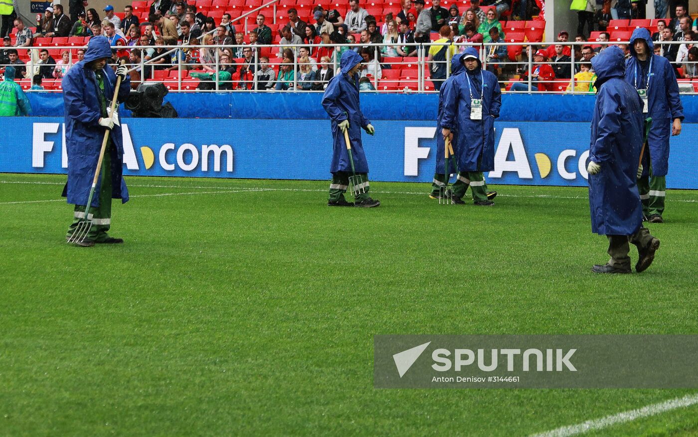 Football. 2017 FIFA Confederations Cup. Third-place match