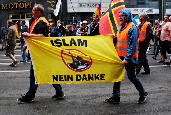 Protest rally in Berlin