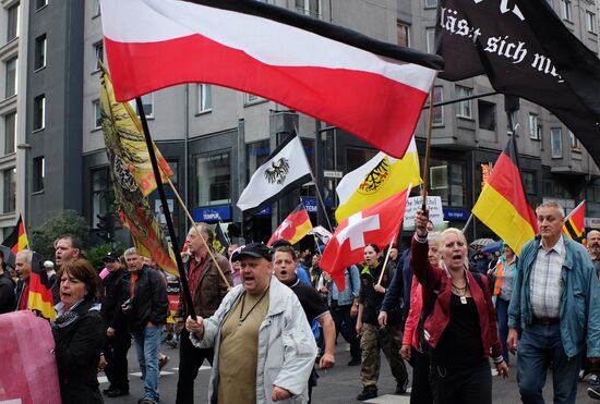 Protest rally in Berlin