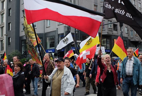 Protest rally in Berlin