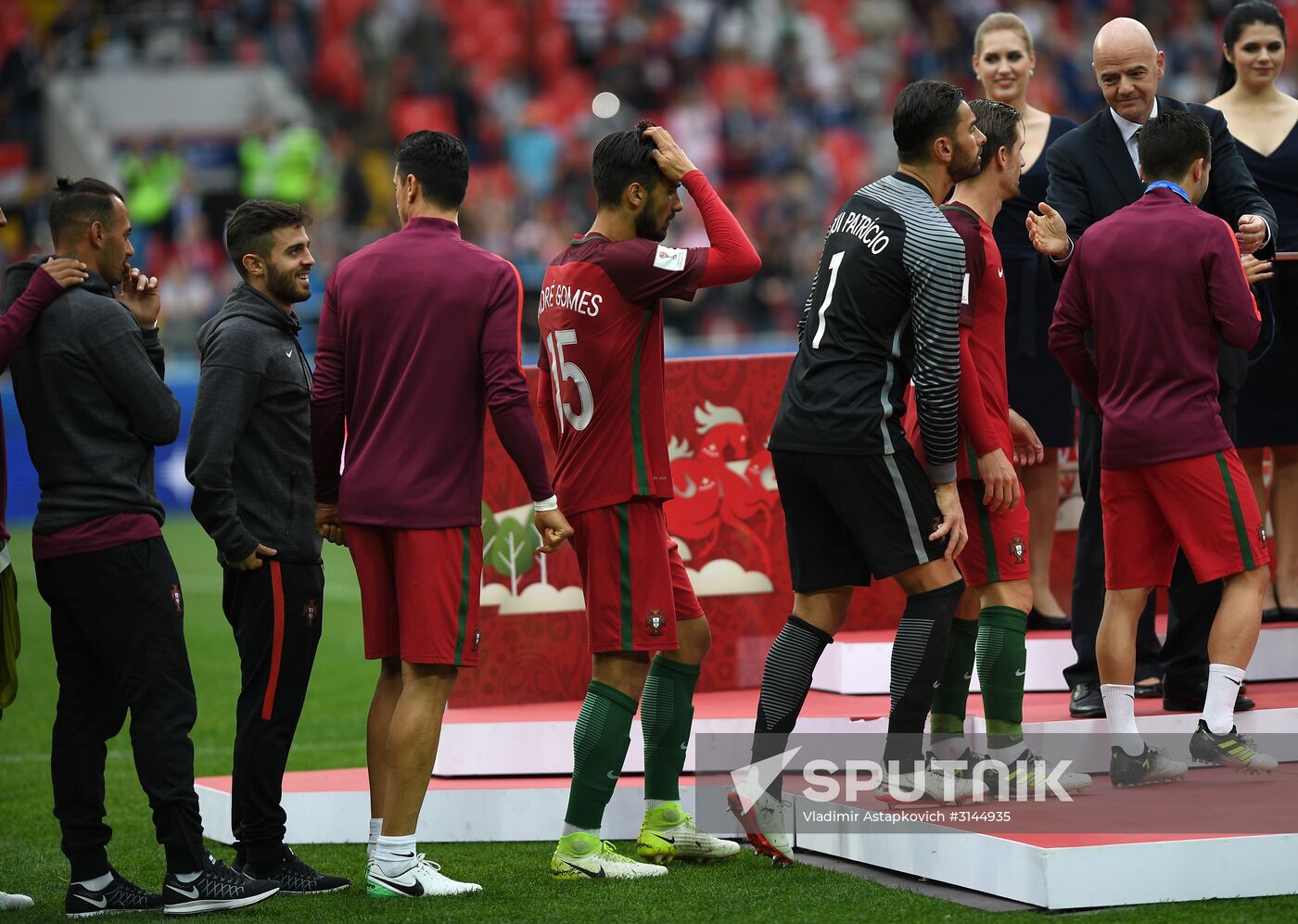 Football. 2017 FIFA Confederations Cup. Third-place match