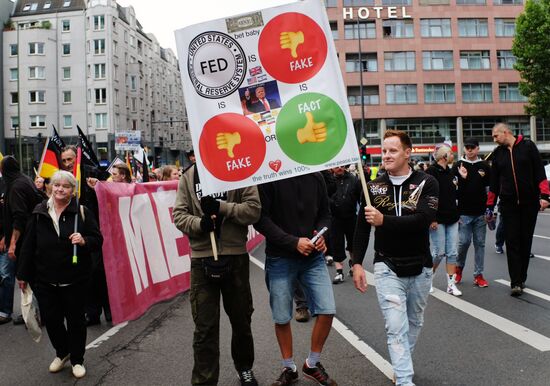 Protest rally in Berlin