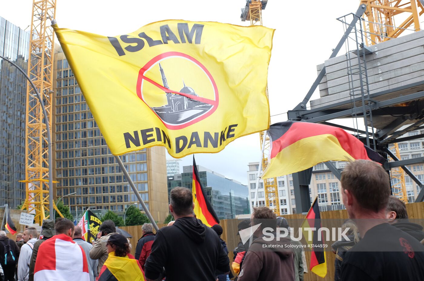 Protest rally in Berlin