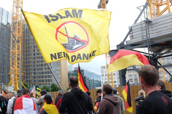 Protest rally in Berlin