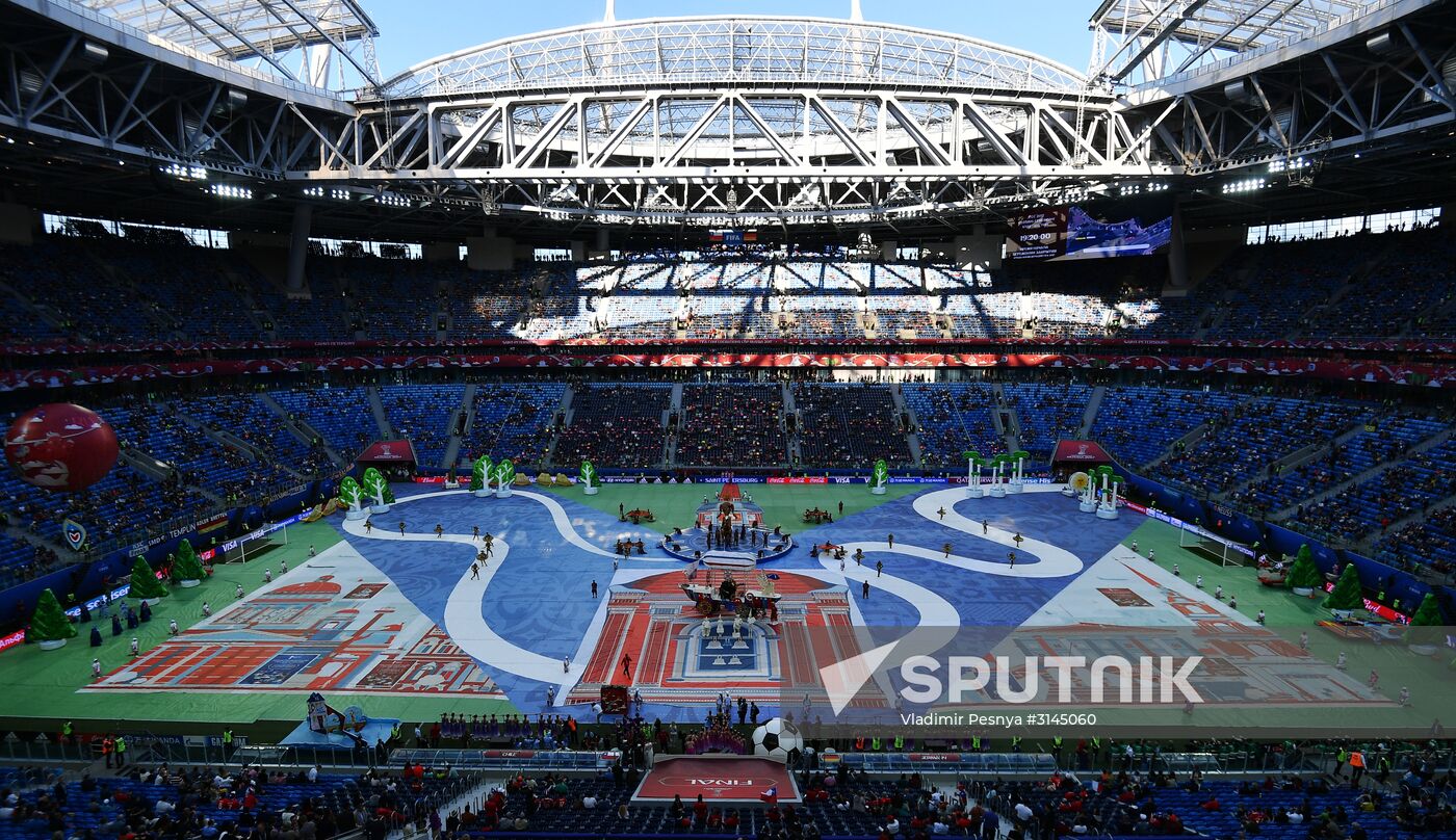 Football. 2017 FIFA Confederations Cup. Closing ceremony