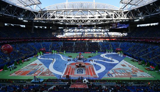 Football. 2017 FIFA Confederations Cup. Closing ceremony