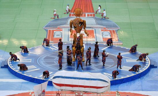 Football. 2017 FIFA Confederations Cup. Closing ceremony